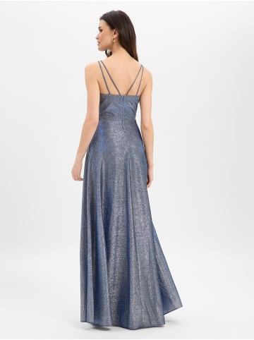 Marie Lund Abendkleid in indigo silber - 0001