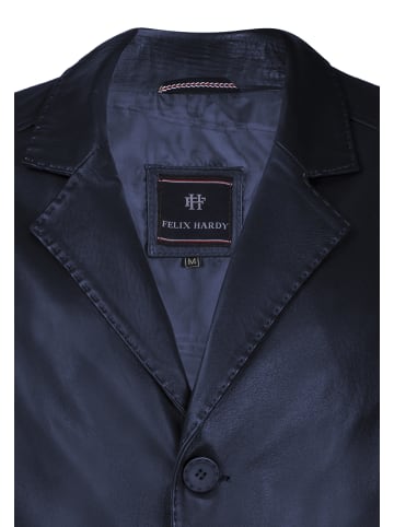 Felix Hardy Lederjacke in Dunkelblau
