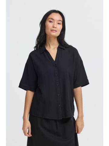 Oxmo Hemdbluse OXNInna in Schwarz