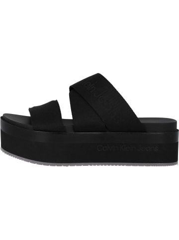 Calvin Klein Plateau-Pantoletten in Triple Black