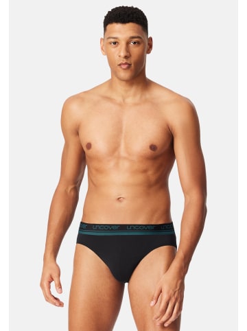 UNCOVER BY SCHIESSER Rio Slip / Unterhose Cotton in Schwarz