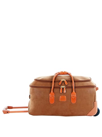 BRIC`s Life - Rollenreisetasche S 55 cm (blue) in camel