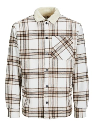 Jack & Jones Overshirt in Cloud Dancer
