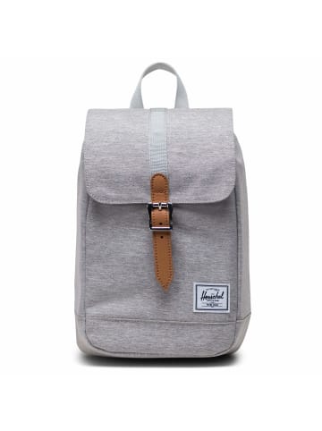 Herschel Retreat - Umhängetasche 31.5 cm in light grey crosshatch/natural