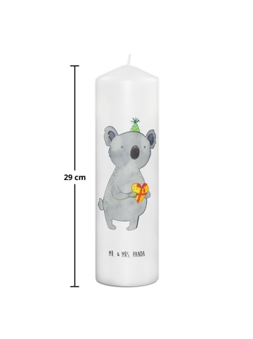 Mr. & Mrs. Panda Kerze Mit Spruch Koala Geschenk ohne Spruch in Weiß