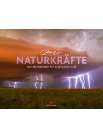 Ackermann Kunstverlag Kalender - Naturkräfte Kalender 2026 | Wetterphänomene und Naturgewal