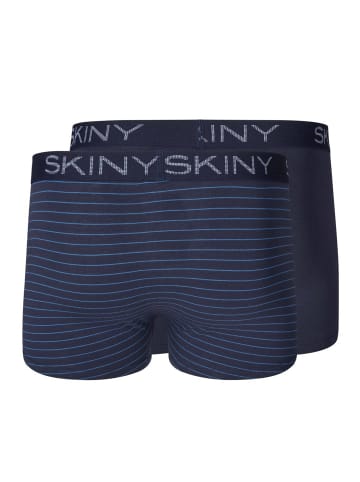 Skiny Boxershort 2er Pack in Blau