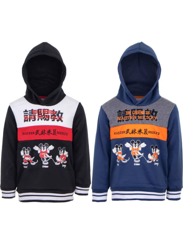 Disney Mickey Mouse Mickey Mouse Hoodie Stilvol und bequem für Kinder 6 Jahre Schwarz in Schwarz