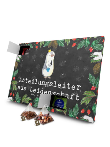 Mr. & Mrs. Panda Advents-Teekalender Abteilungsleiter Leidenscha... in Kreidetafel