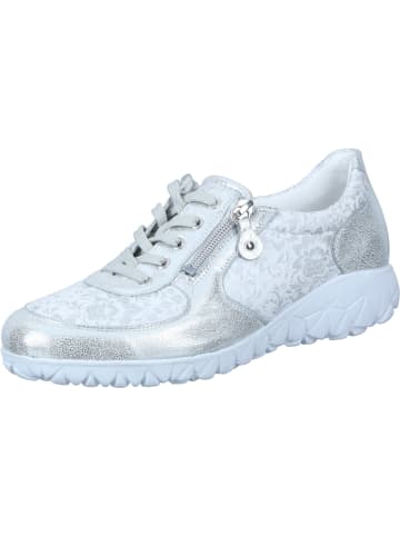 WALDLÄUFER Schnürschuhe in silber/weiss