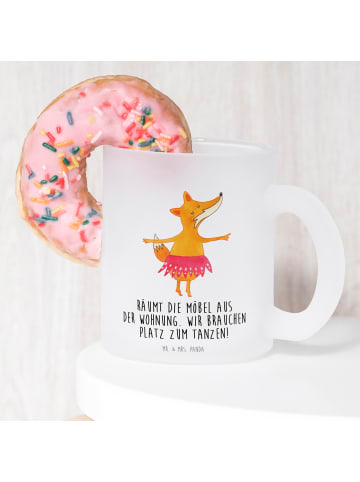 Mr. & Mrs. Panda Pott Fuchs Ballerina mit Spruch in Transparent