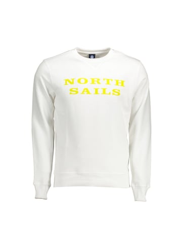 North Sails Weiß Baumwolle Herren Sweatshirt