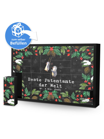 Mr. & Mrs. Panda Adventskalender Zum Befüllen Pinguin Beste Pate... in Kreidetafel