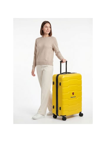 Tonino Lamborghini Bologna 4 Rollen Trolley L 77 cm yellow