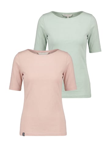 alife and kickin Kurzarmshirt HildeAK A in blossom / fresh mint