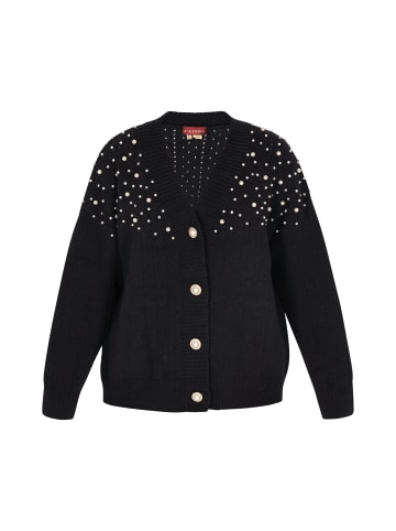 caissa Damen Strickjacke in Schwarz