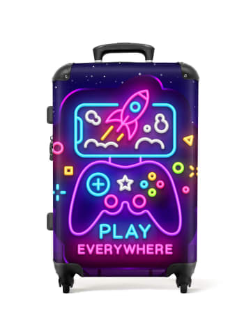 NoBoringSuitCases Suitcase, Koffer, Reisekoffer Spiel Neon