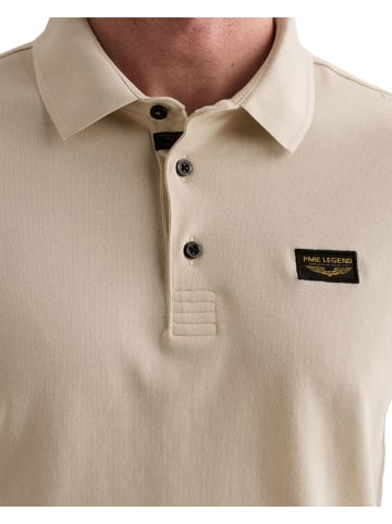 PME Legend Poloshirt LONG SLEEVE POLO AMERICAN CLASSIC in Weiß