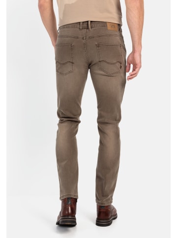 Camel Active Slim Fit 5-Pocket Jeans in Braun