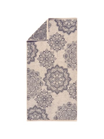 Erwin Müller Frottier, Jacquard Handtuch 2er-Pack Bühl in beige/grau