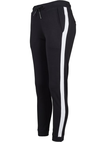 Urban Classics Jogginghose in black/white