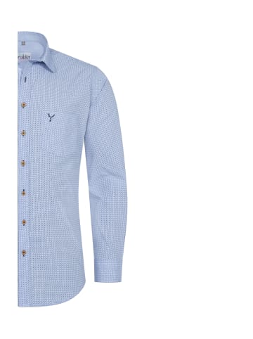 Nübler Trachtenhemd langarm Pelle in Blau