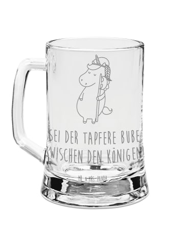 Mr. & Mrs. Panda Krug Einhorn mit Spruch in Transparent
