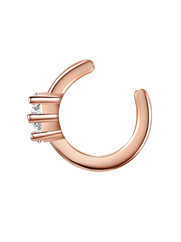 Glanzstücke München Ohrklemme Sterling Silber Zirkonia in roségold