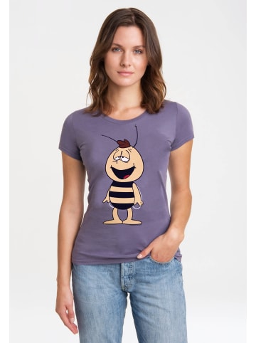 Logoshirt T-Shirt Die Biene Maja - Willi in flieder-lila