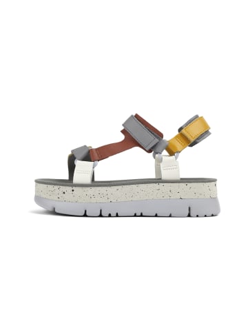 Camper Sandalen " Oruga Up " in Orange Grau