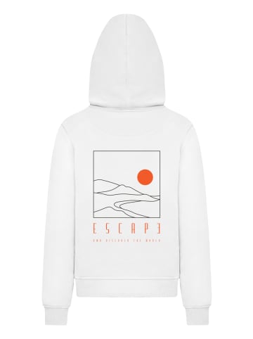F4NT4STIC Hoodie Escape Discover the World Landscape in weiß