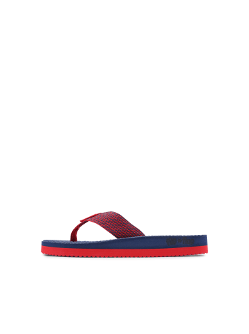 Flip Flop Zehentrenner "comfy*tex" in Nachtblau / Rot