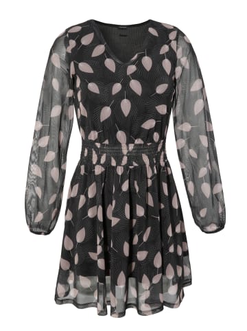 Laura Scott Meshkleid in schwarz-rosa-gemustert