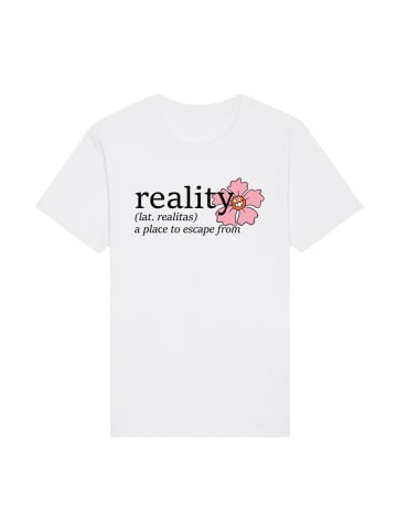F4NT4STIC T-Shirt Alice im Wunderland  Reality Definition in weiß