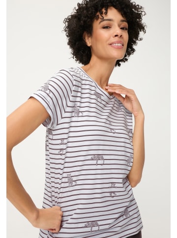 Olsen T-Shirt Hannah in weiß schoko - 0001
