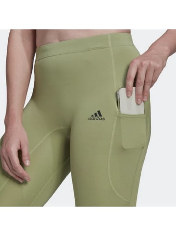 adidas Leggings RUN FAST TGT in Grün