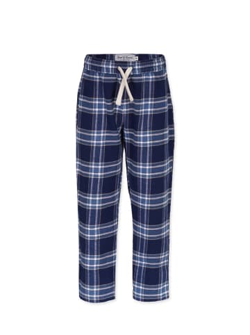 Band of Rascals Pyjama Hose. " Flannel Pants. " in blau