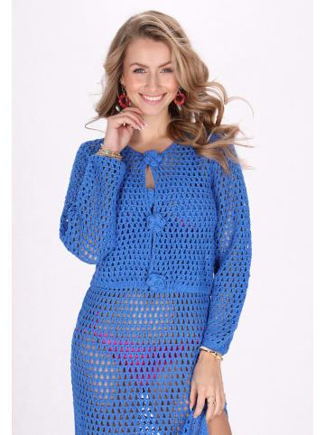 IZIA Women Cardigan in blue