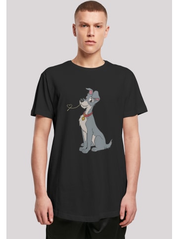 F4NT4STIC Long Cut T-Shirt Susi und Strolch Spaghetti Heart in schwarz