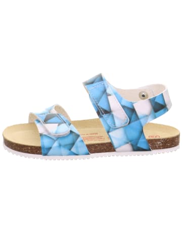 superfit Tieffußbett Sandale BIOS FLEX in Blau/Mehrfarbig