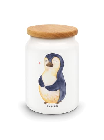 Mr. & Mrs. Panda Vorratsdose Pinguin Diät ohne Spruch in Weiß