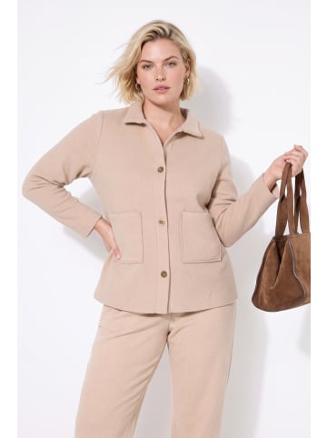 Ulla Popken Jacke in hellbraun