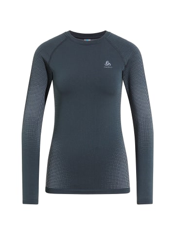 Odlo BL TOP crew neck l/s PERFORMAN in Rauchblau3431