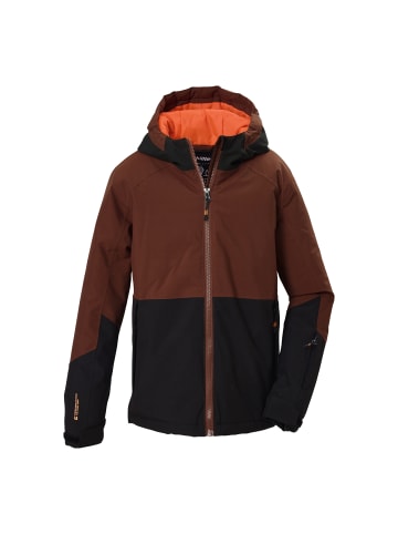 Killtec Skijacke mit Kapuze in Kastanie