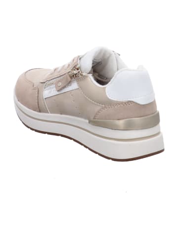 Tom Tailor Sportliche Schnürschuhe in Beige