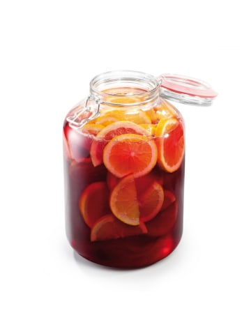 Tescoma Einkochglas und Bügelverschluss DELLA CASA 100 ml in rot