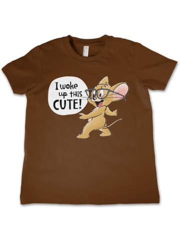 Tom & Jerry Shirt "Jerry I Woke Up This Cute Kids T-Shirt" in Braun