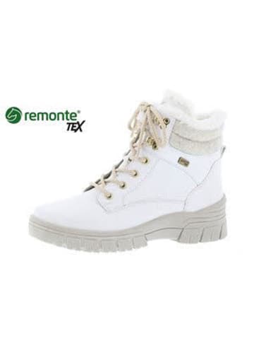 remonte Schnürstiefel in weiss