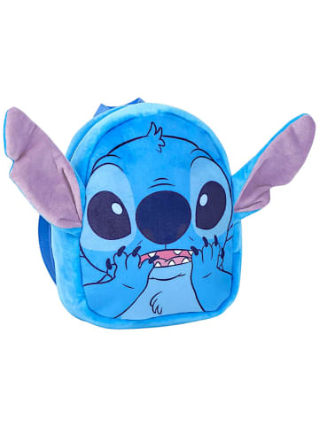 Cerda Kinderrucksack Disney Stitch Plüsch 3D (H) 22 cm in Blau