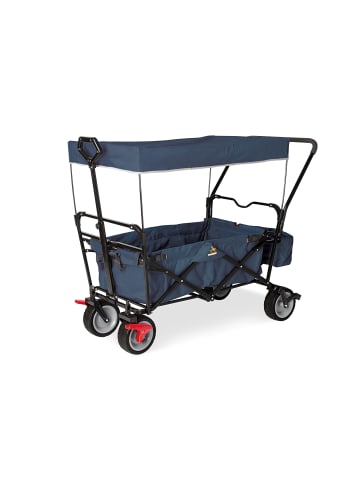 Pinolino Klappbollerwagen Paxi dlx Comfort mit Bremse in Blau, 134 x 59 x 102 cm